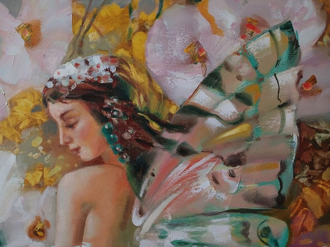 Abstract oil painting Spring flowers Anatoly Tarabanov - 5