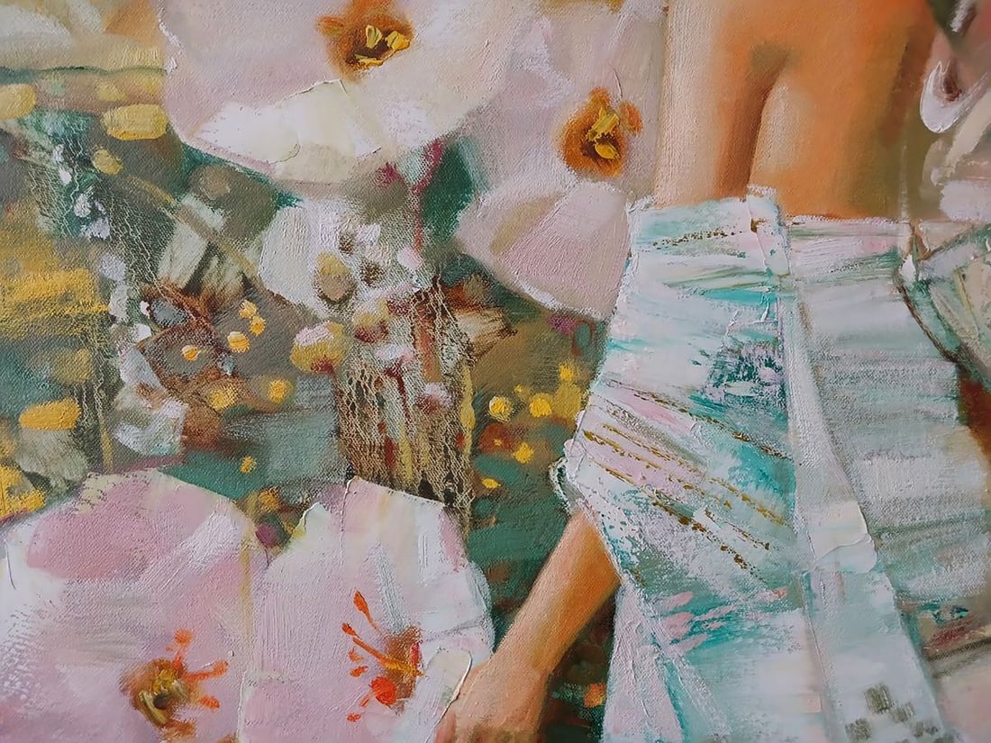 Abstract oil painting Spring flowers Anatoly Tarabanov - 6