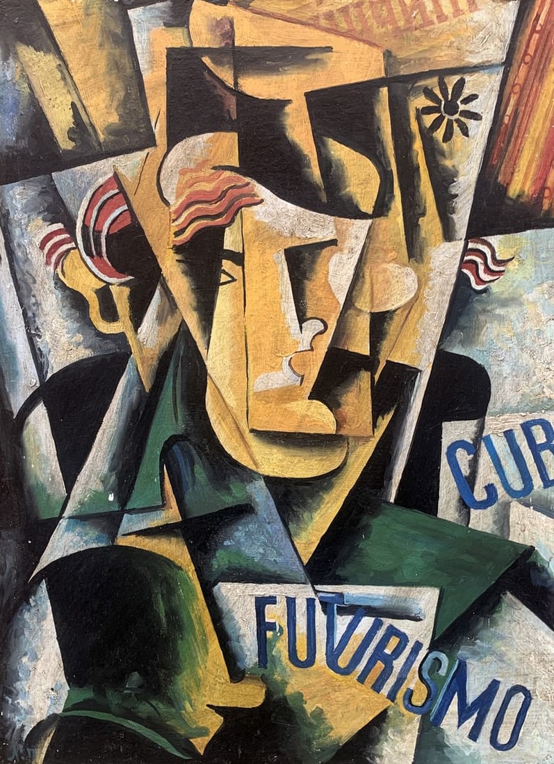 Abstract oil painting Autumn thoughts V. Konotopsky: Title: Abstract oil painting Autumn thoughts V. Konotopsky Description: No1662 *** ABOUT THIS PAINTING *** * TITLE: "Autumn thoughts" - (based on Lyubov Popova) * ARTISTS: V. Konotopsky * SIZE: