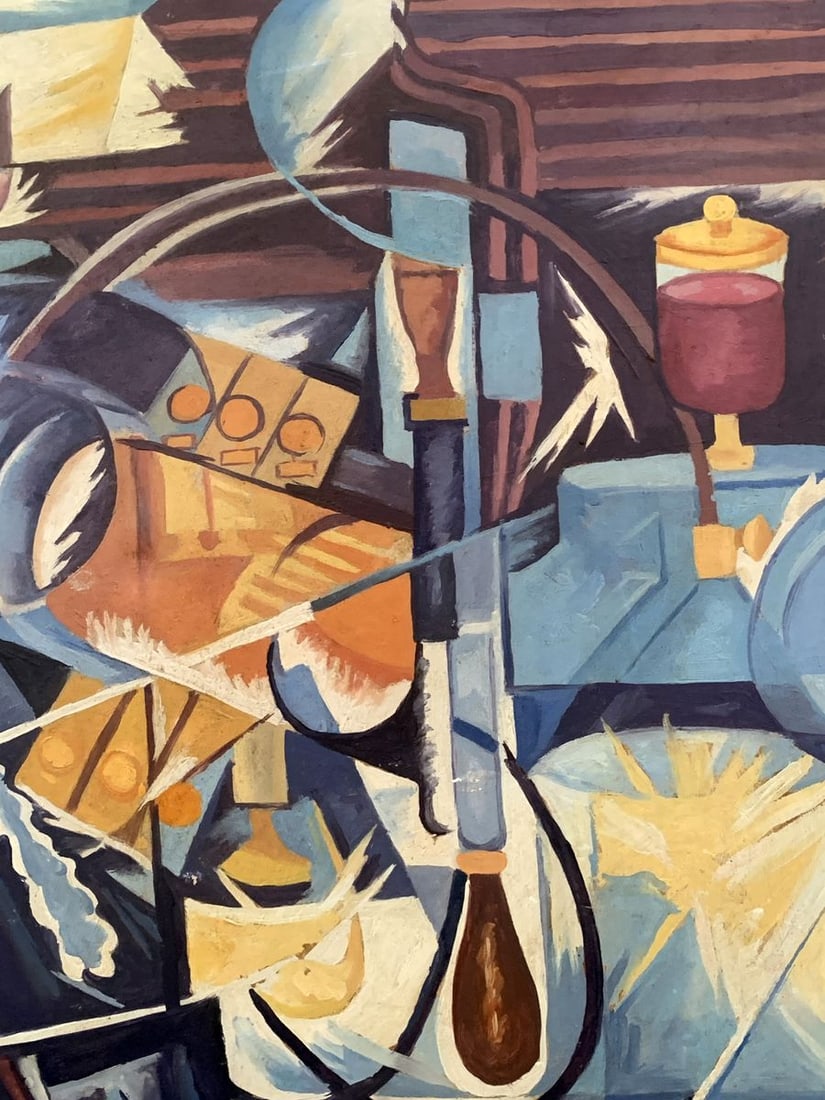 Abstract oil painting Artist's thoughts V. Konotopsky - 4