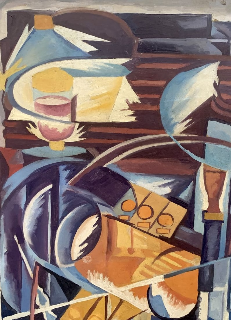 Abstract oil painting Artist's thoughts V. Konotopsky - 5