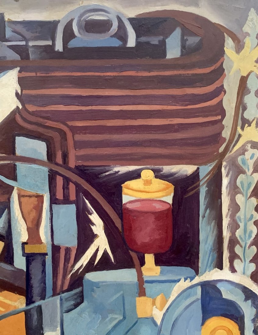 Abstract oil painting Artist's thoughts V. Konotopsky - 6