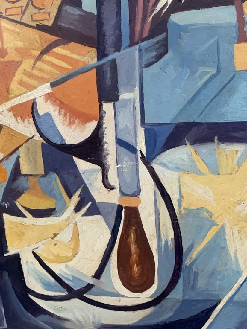 Abstract oil painting Artist's thoughts V. Konotopsky - 8