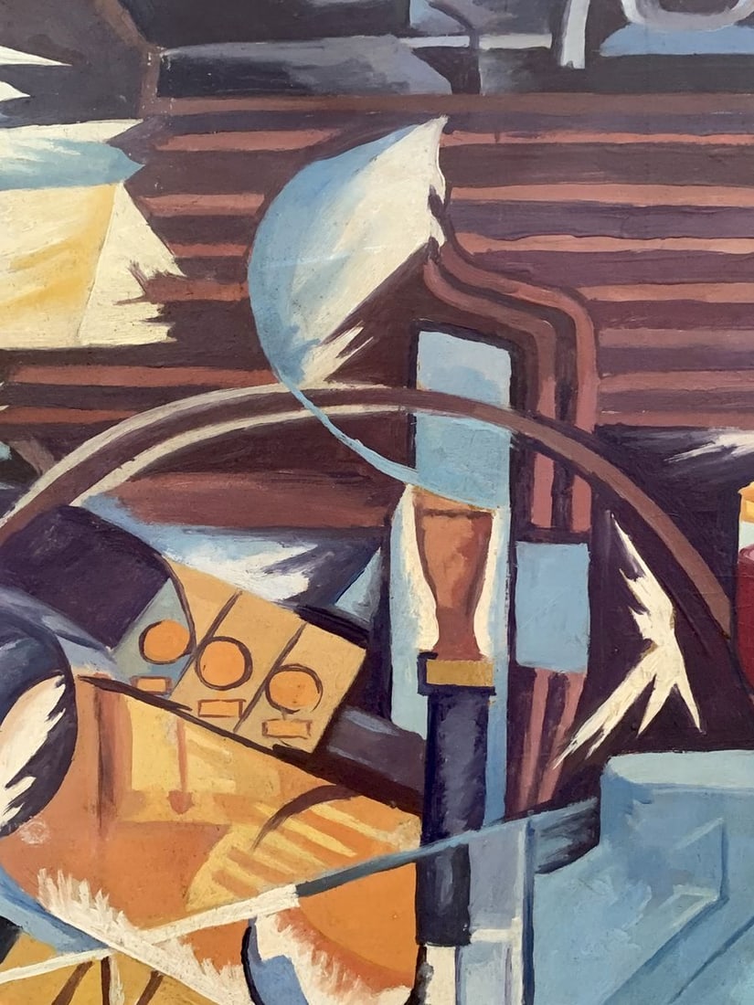 Abstract oil painting Artist's thoughts V. Konotopsky - 9