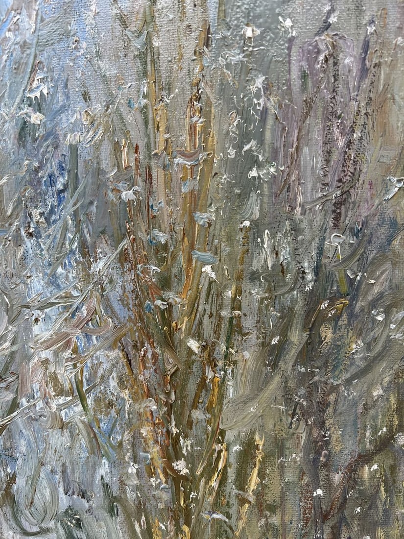 Oil painting It was snowing V. Mishurovsky - 3