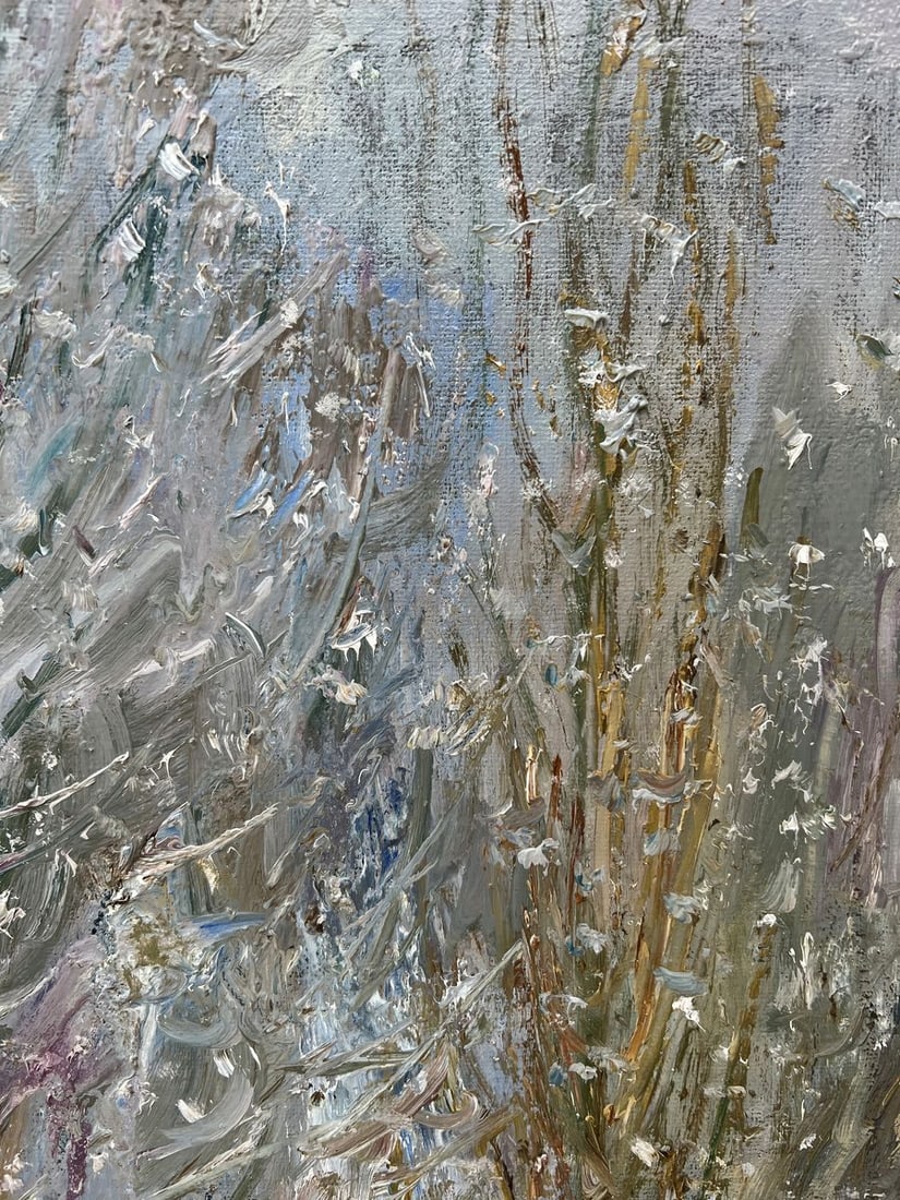 Oil painting It was snowing V. Mishurovsky - 4