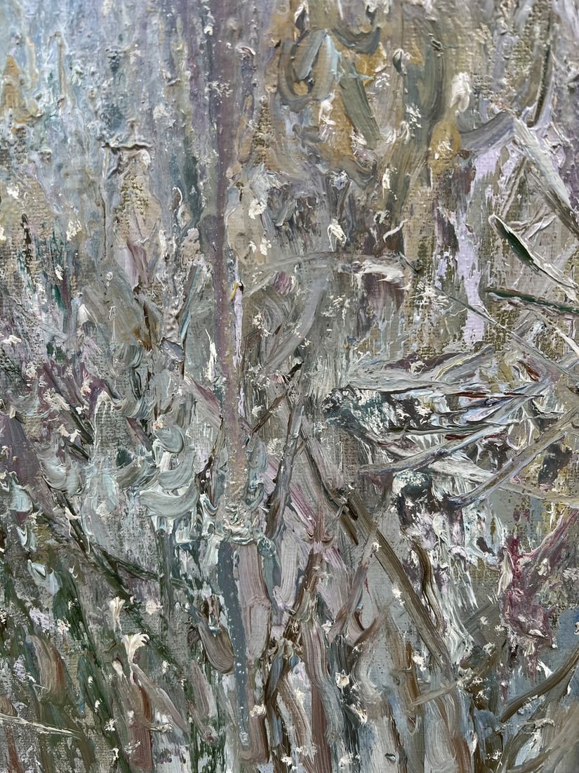 Oil painting It was snowing V. Mishurovsky - 7