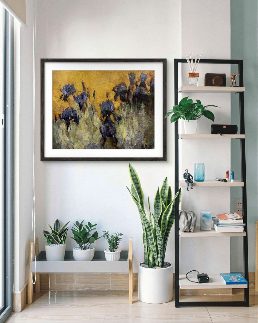 Oil painting Irises Bohdan Makarenko - 2