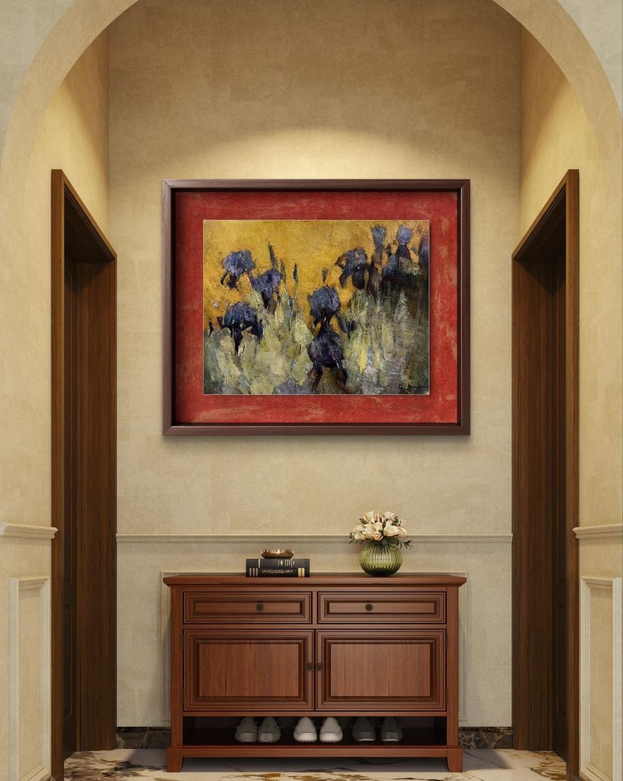 Oil painting Irises Bohdan Makarenko - 3