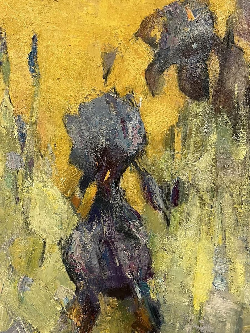 Oil painting Irises Bohdan Makarenko - 8