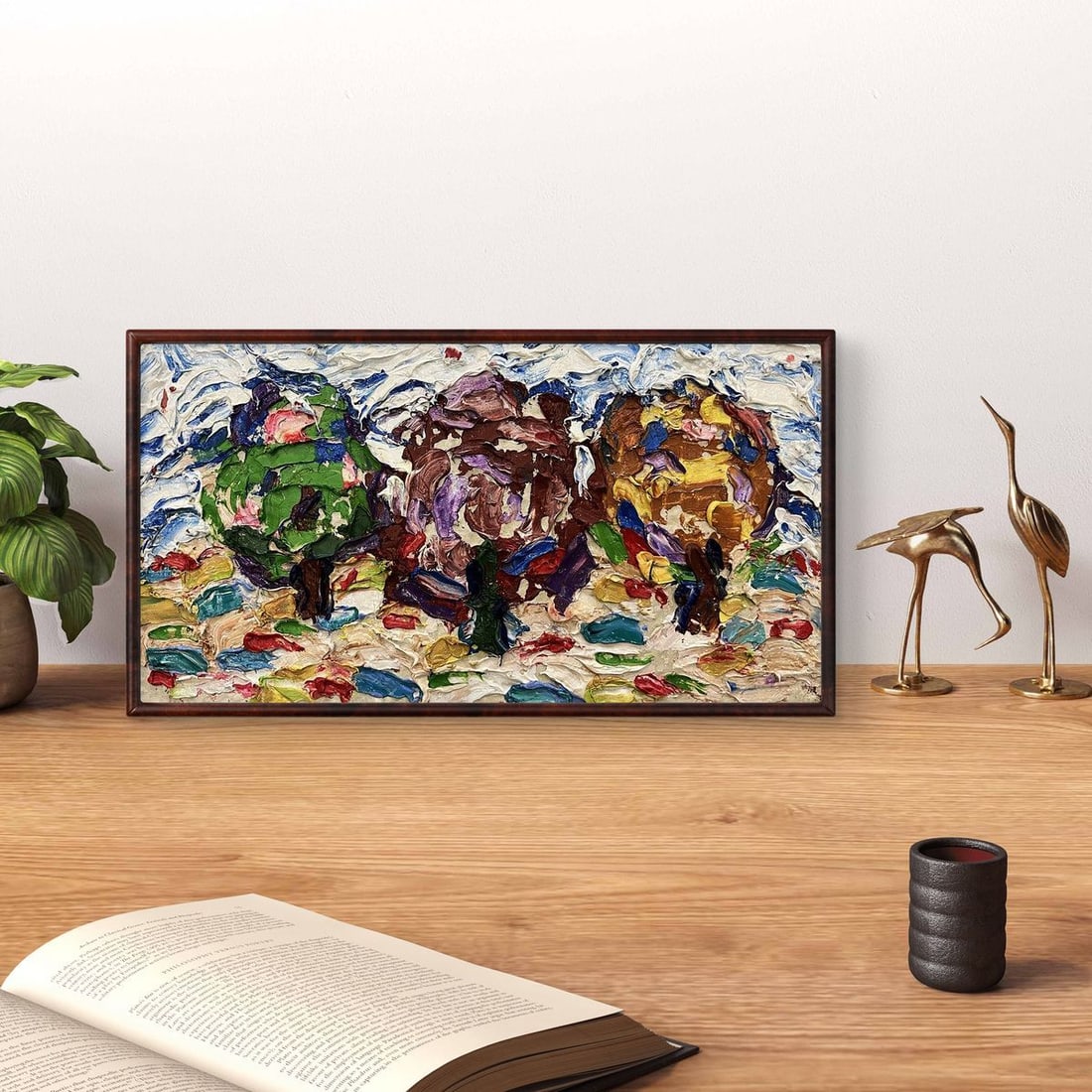 Oil painting Trees by season Oleksiy Dakhnenko - 3