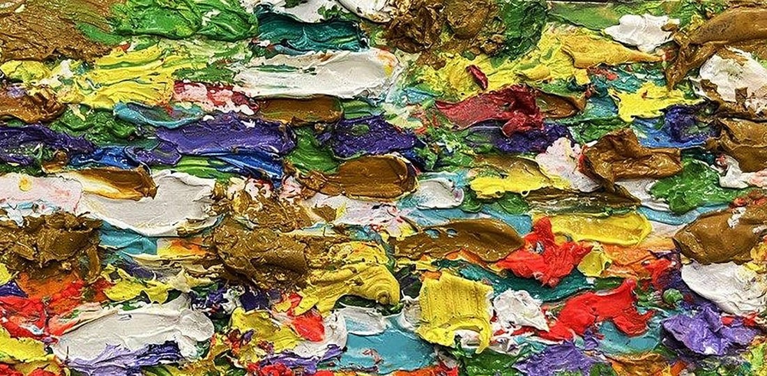 Oil painting Etude in bright colors Oleksiy Dakhnenko - 5