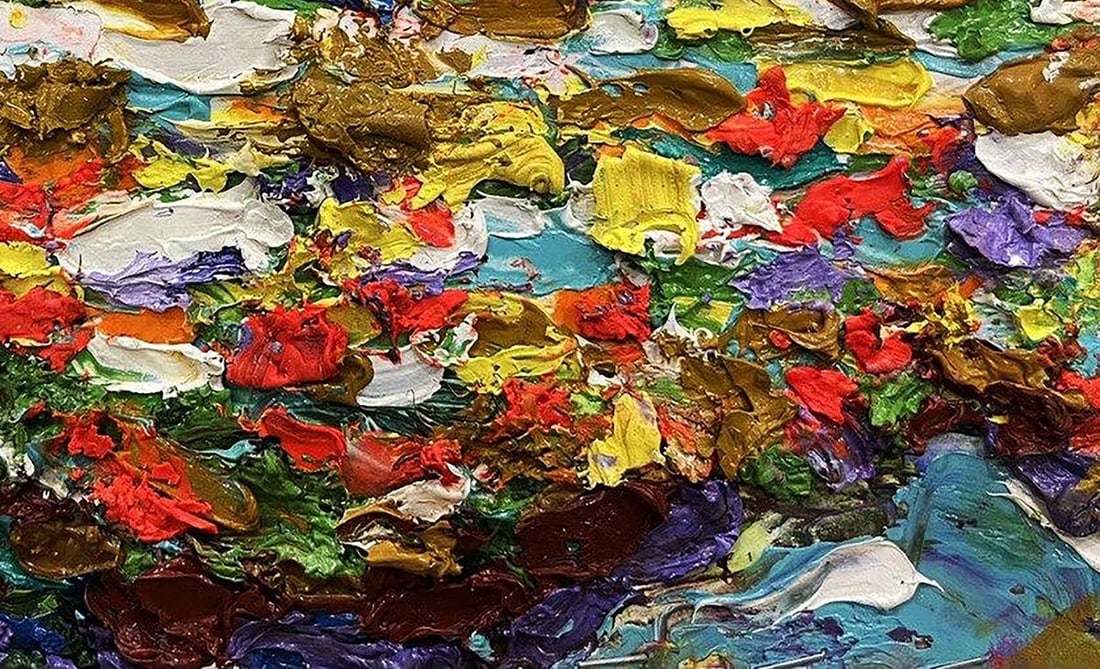 Oil painting Etude in bright colors Oleksiy Dakhnenko - 7