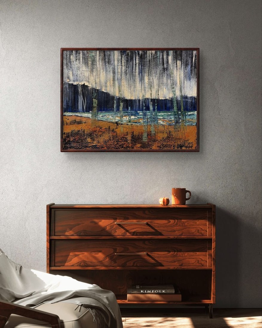 Oil painting Glass landscape Serhiy Kovalev - 2