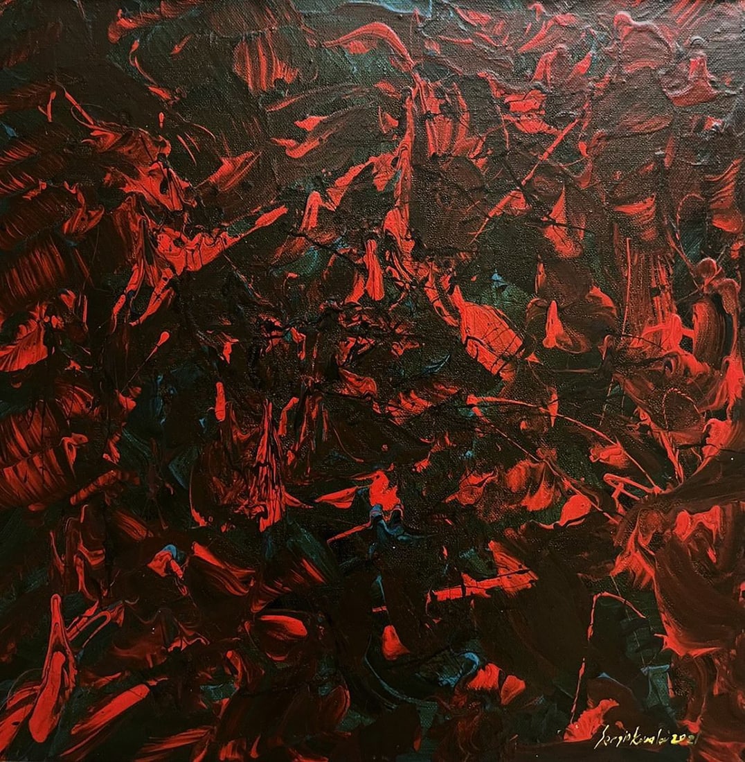 Oil painting Search for truth Serhiy Kovalev (1 of 8)