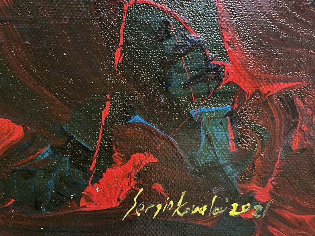 Oil painting Search for truth Serhiy Kovalev - 7