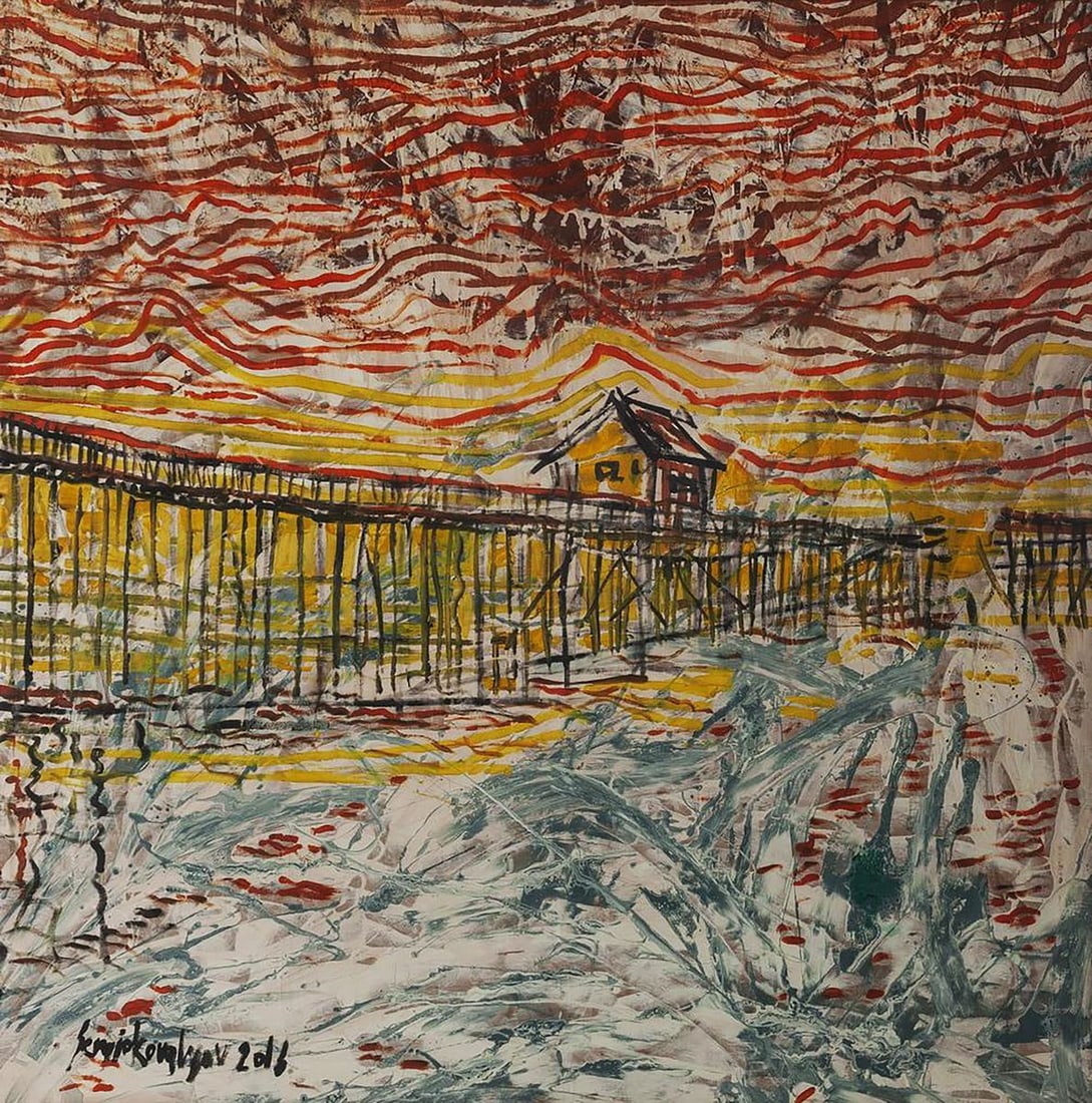 Oil painting Nascer do Sol Serhiy Kovalev: Title: Oil painting Nascer do Sol Serhiy Kovalev Description: NoGaller 279 *** ABOUT THIS PAINTING *** * TITLE: "Nascer do Sol" * ARTISTS: Serhiy Kovalev * SIZE: 140x140 cm/'55.11x55.11 inches' * MEDI