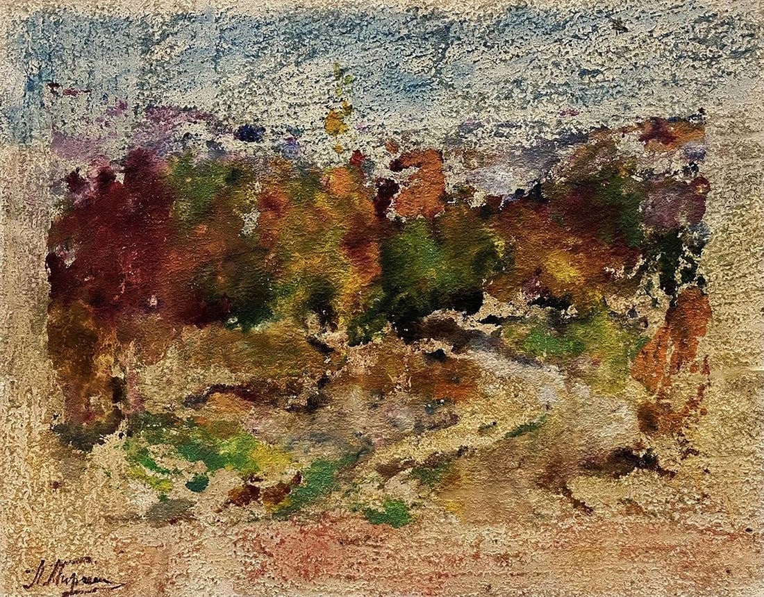 Oil painting Utopian thoughts Pavlo Miroshnychenko (1 of 7)