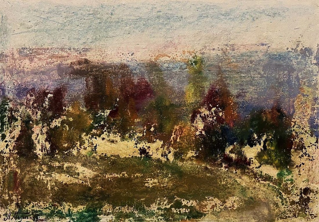 Oil painting Thoughts about nature Pavlo Miroshnychenko (1 of 7)