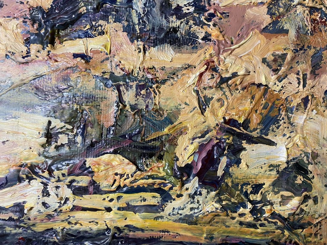 Oil painting Moonlit night Mazur Vladimir - 6