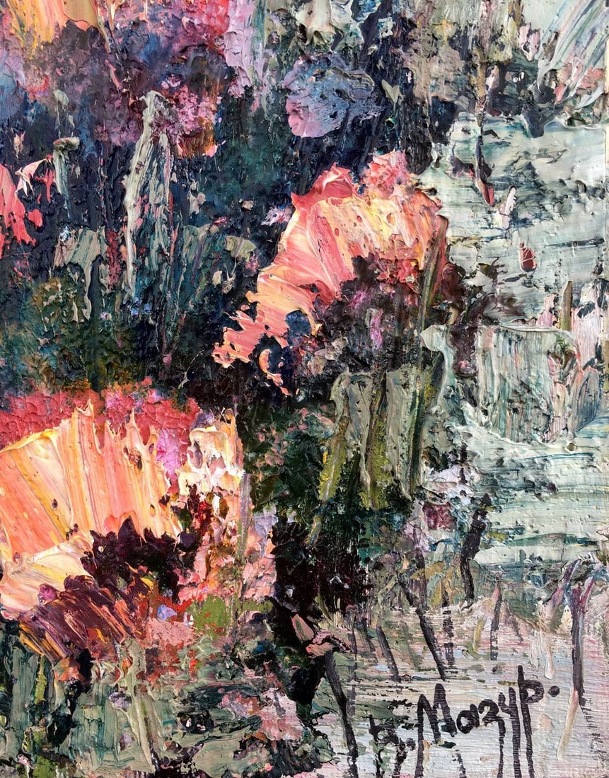 Abstract oil painting Wild tulips Mazur Vladimir - 3