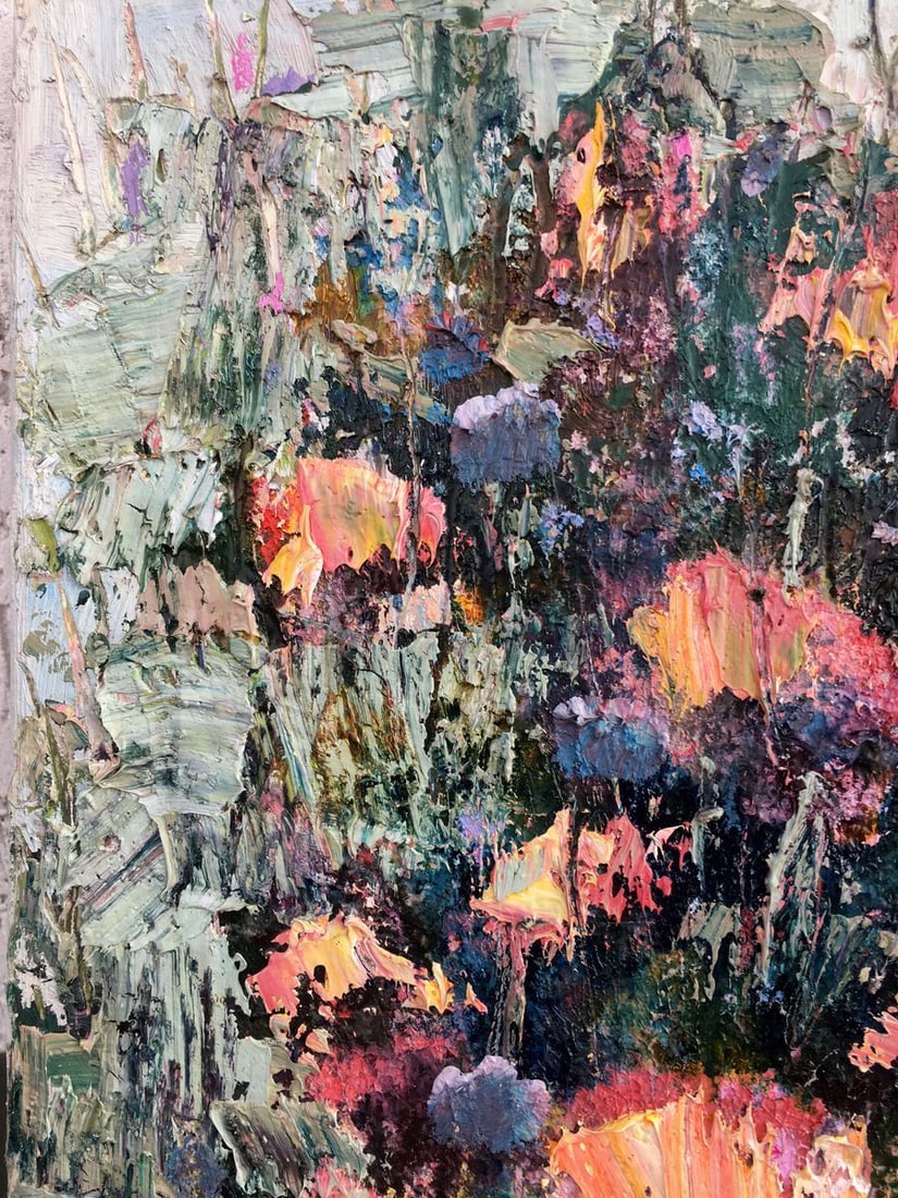 Abstract oil painting Wild tulips Mazur Vladimir - 7