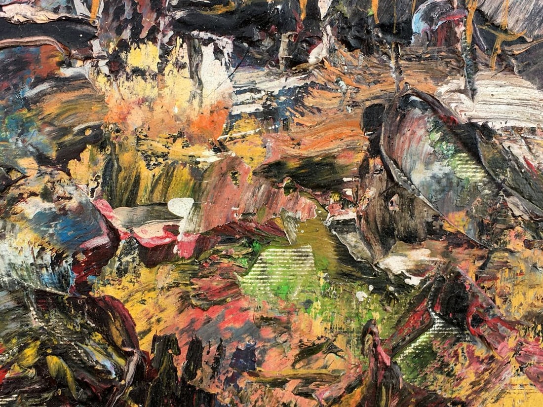 Abstract oil painting Pink evening Mazur Vladimir - 3