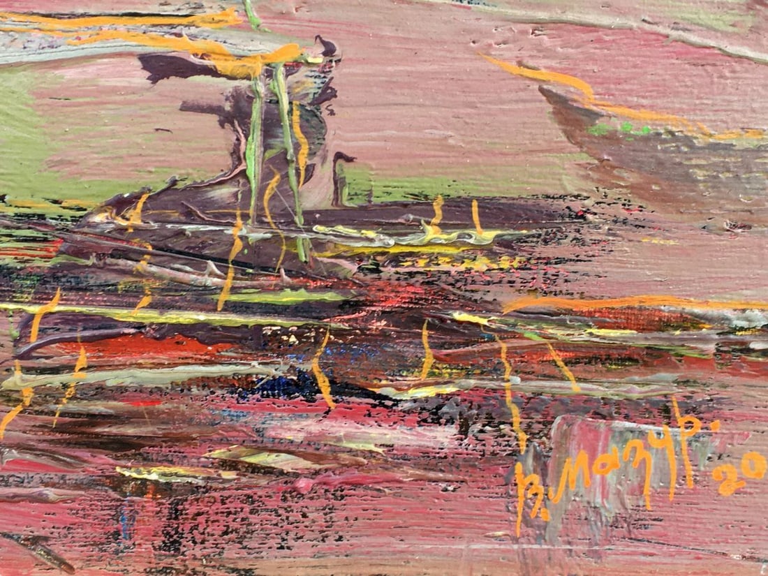 Abstract oil painting Evening and silence Mazur Vladimir - 3