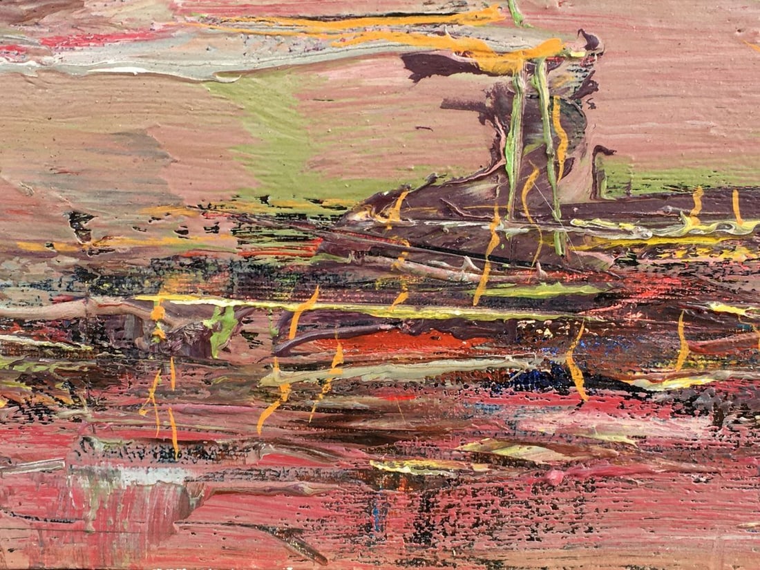 Abstract oil painting Evening and silence Mazur Vladimir - 4