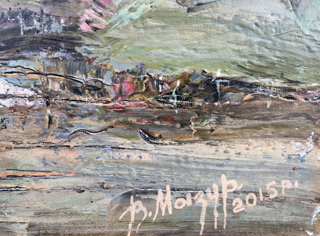 Abstract oil painting Cold snap Mazur Vladimir - 2