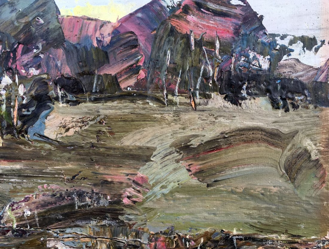 Abstract oil painting Cold snap Mazur Vladimir - 3