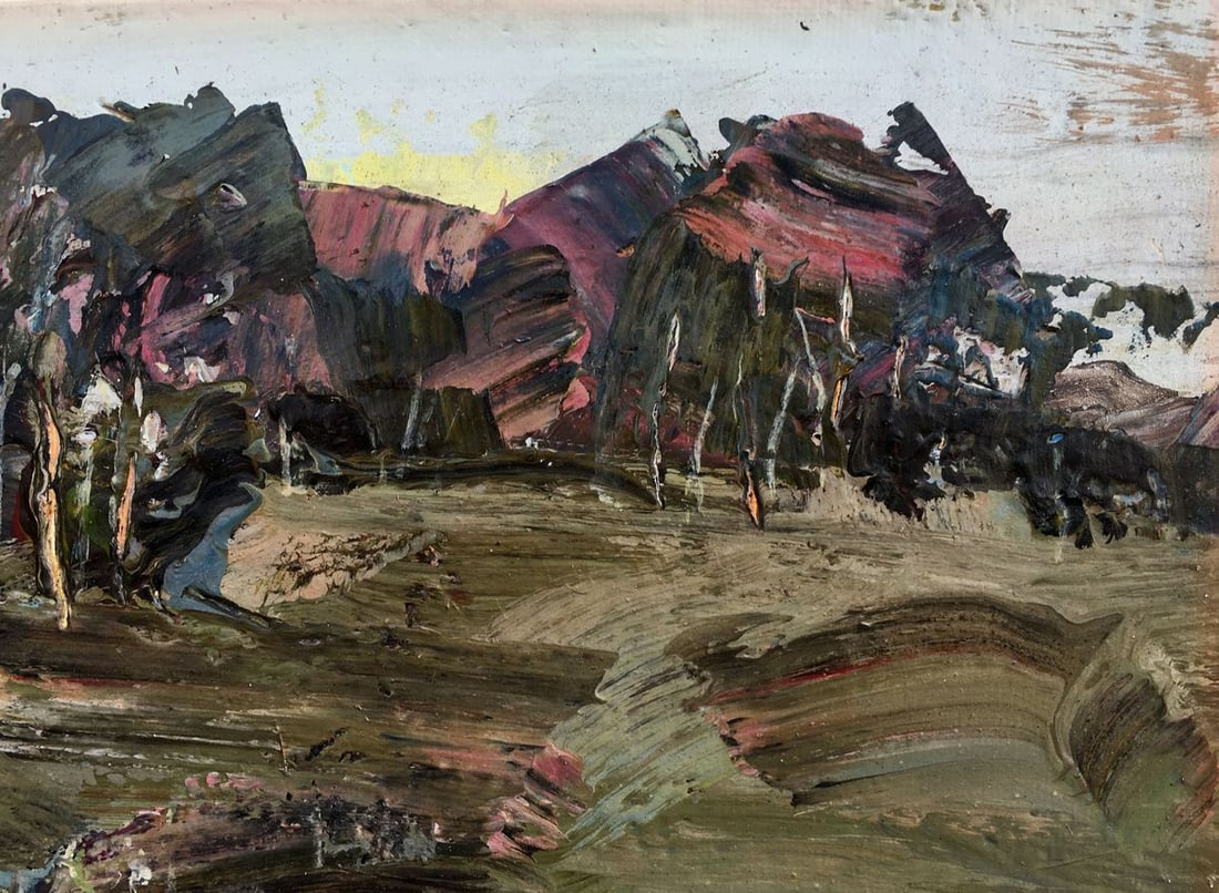 Abstract oil painting Cold snap Mazur Vladimir - 4