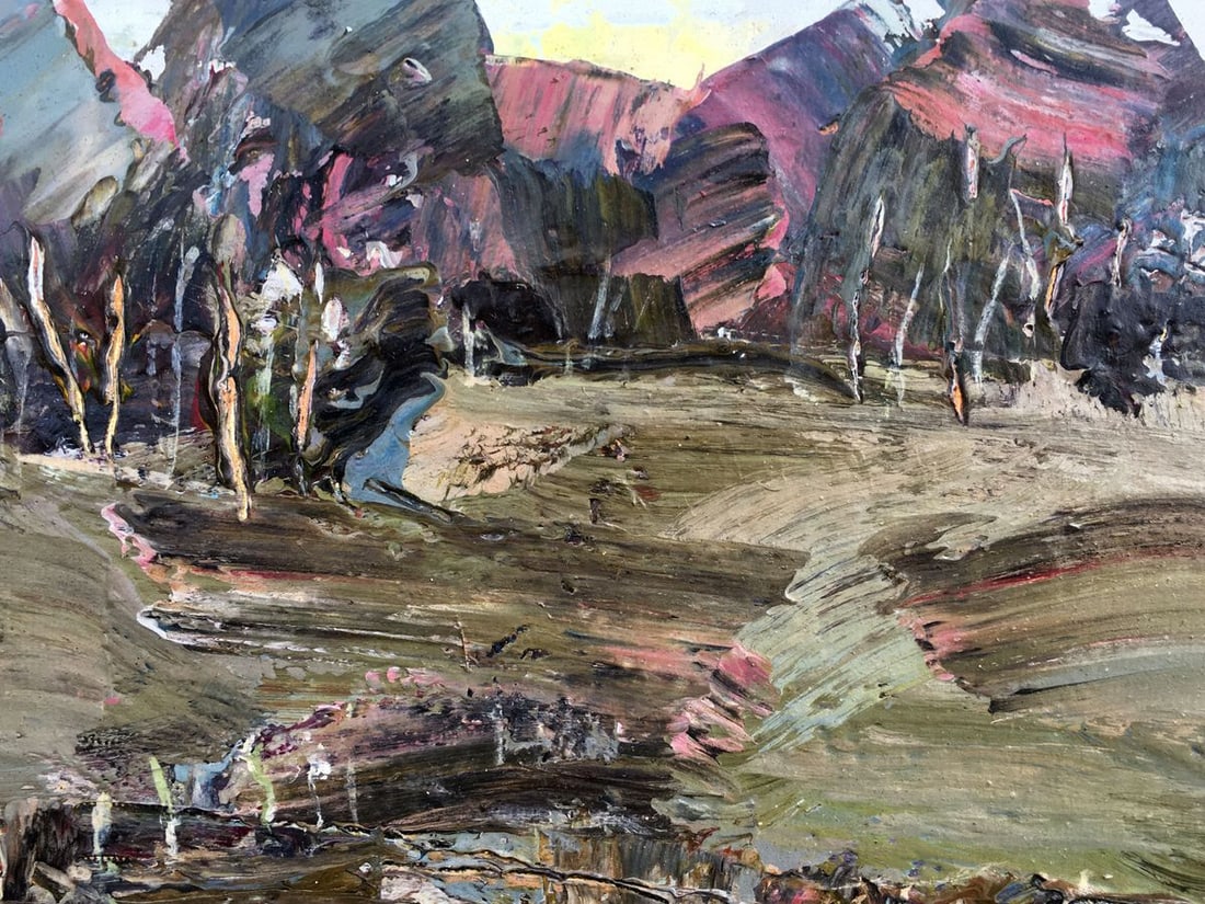 Abstract oil painting Cold snap Mazur Vladimir - 5