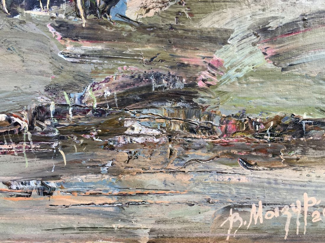 Abstract oil painting Cold snap Mazur Vladimir - 6