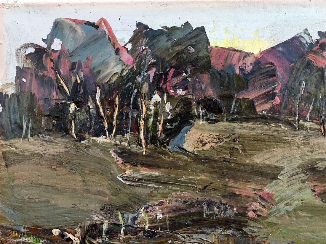 Abstract oil painting Cold snap Mazur Vladimir - 7