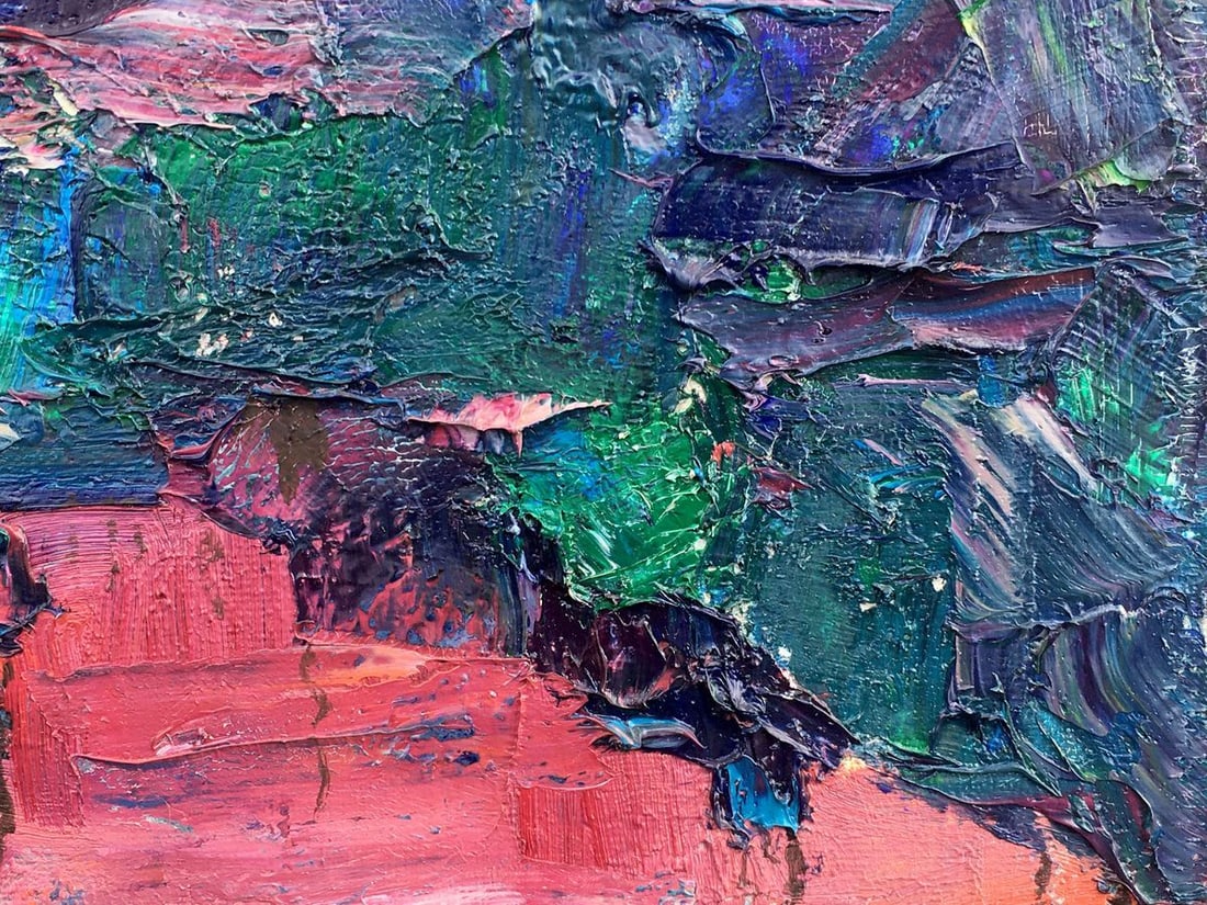 Abstract oil painting Evening sunset Mazur Vladimir - 3