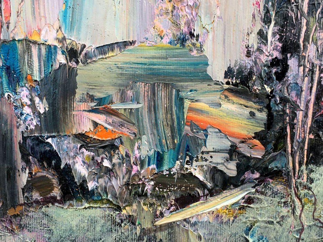 Abstract oil painting After the rain Mazur Vladimir - 4