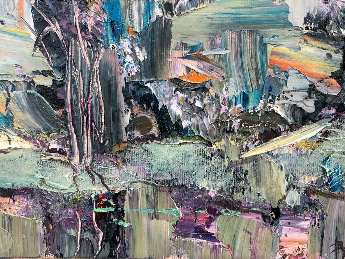 Abstract oil painting After the rain Mazur Vladimir - 7