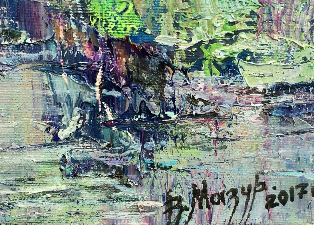 Abstract oil painting Morning silence Mazur Vladimir - 2