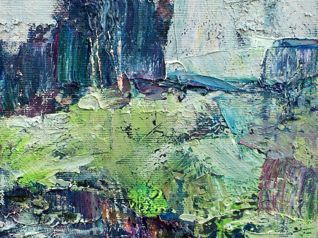 Abstract oil painting Morning silence Mazur Vladimir - 3