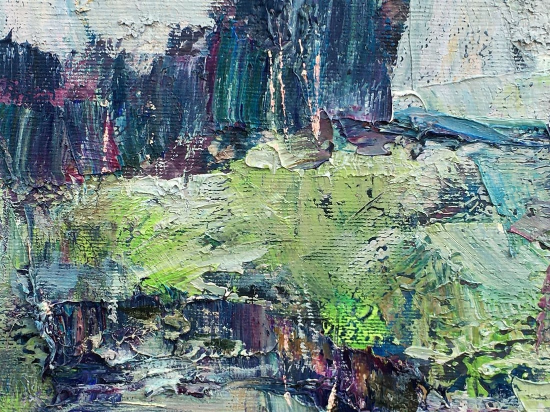 Abstract oil painting Morning silence Mazur Vladimir - 5