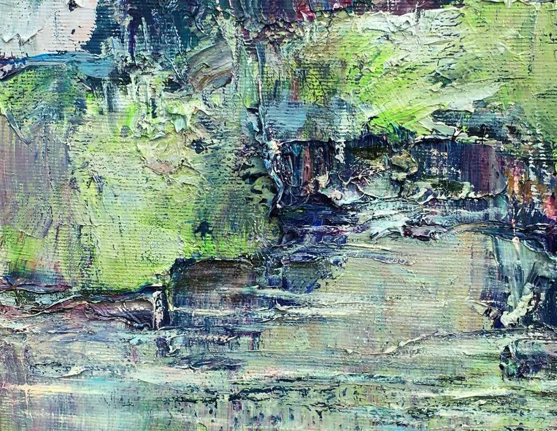 Abstract oil painting Morning silence Mazur Vladimir - 8