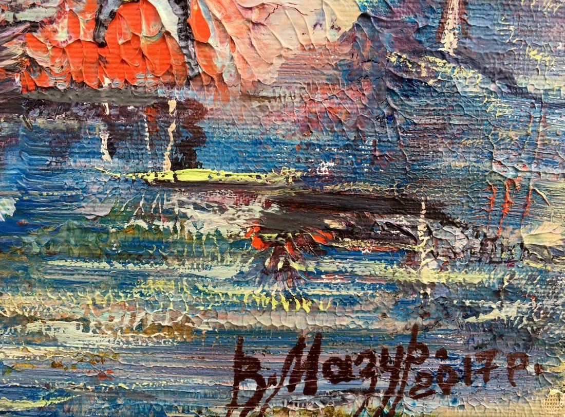 Abstract oil painting Deep in nature Mazur Vladimir - 2