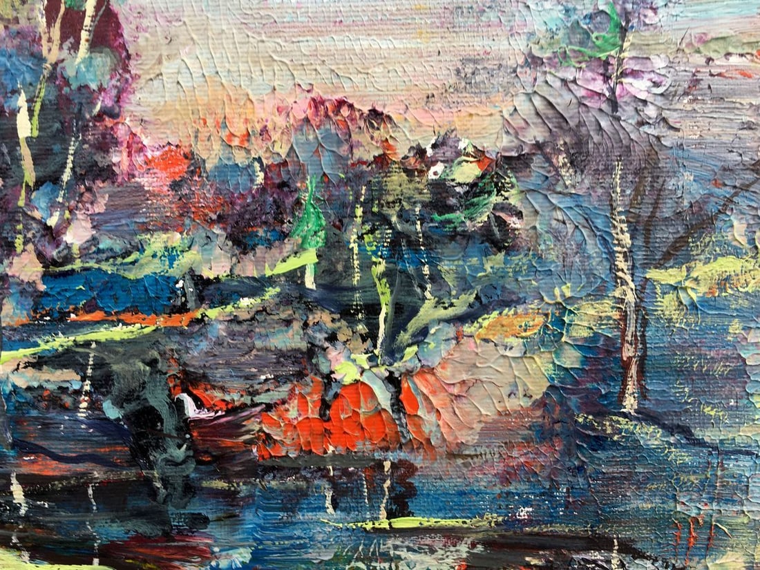 Abstract oil painting Deep in nature Mazur Vladimir - 3