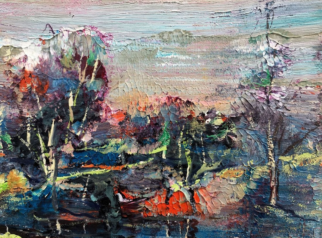 Abstract oil painting Deep in nature Mazur Vladimir - 4