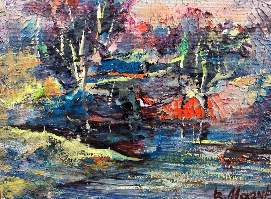 Abstract oil painting Deep in nature Mazur Vladimir - 7
