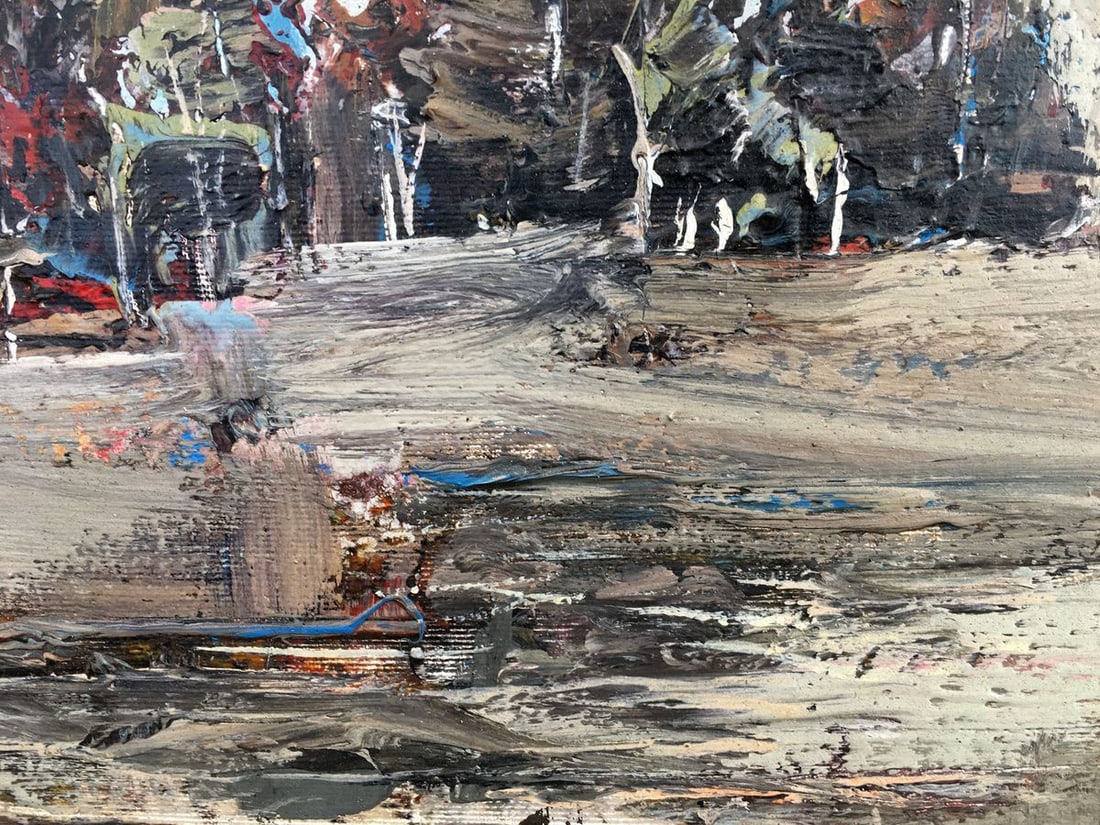 Abstract oil painting Quiet day in nature Mazur Vladimir - 3