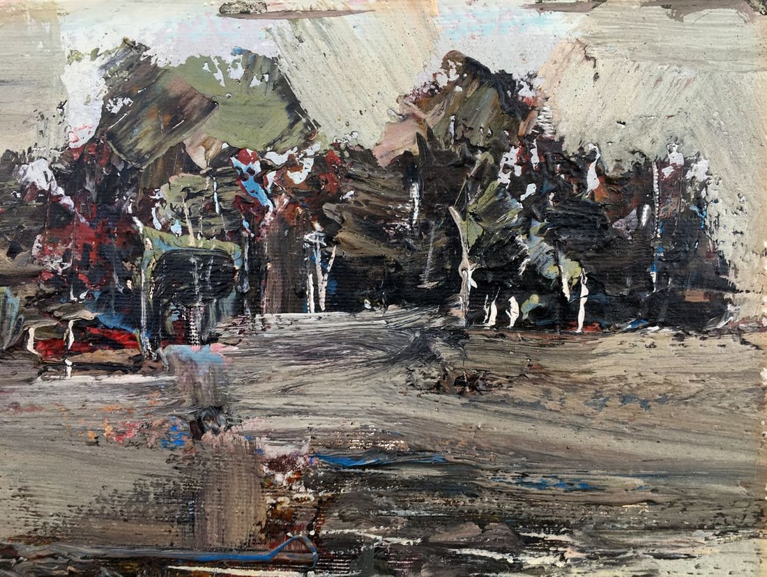 Abstract oil painting Quiet day in nature Mazur Vladimir - 4