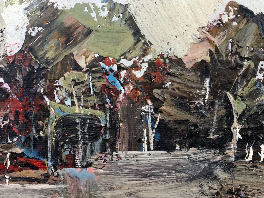 Abstract oil painting Quiet day in nature Mazur Vladimir - 5