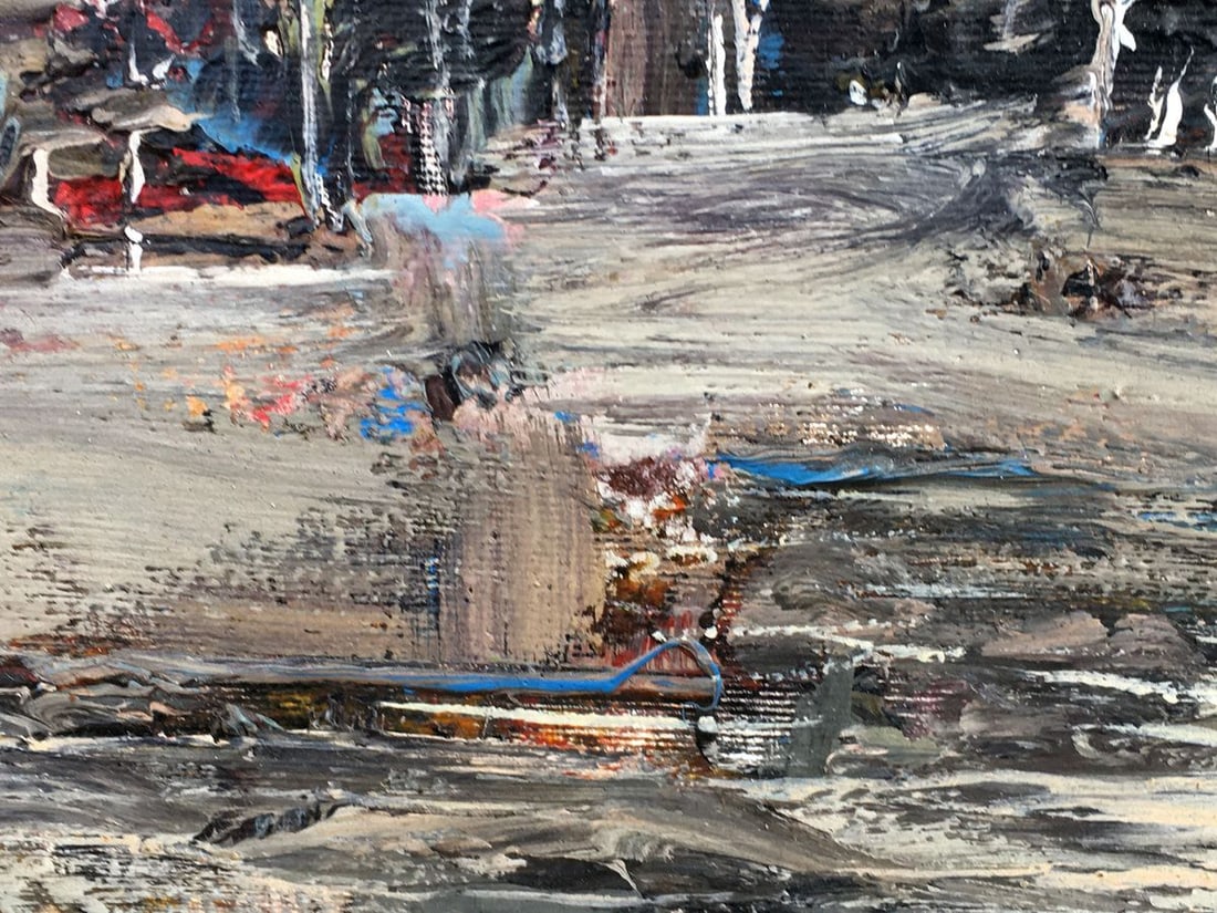 Abstract oil painting Quiet day in nature Mazur Vladimir - 6